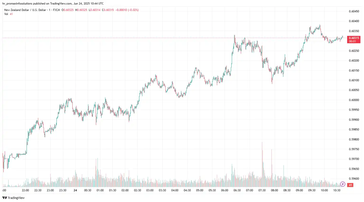 NZDUSD 2025-06-24