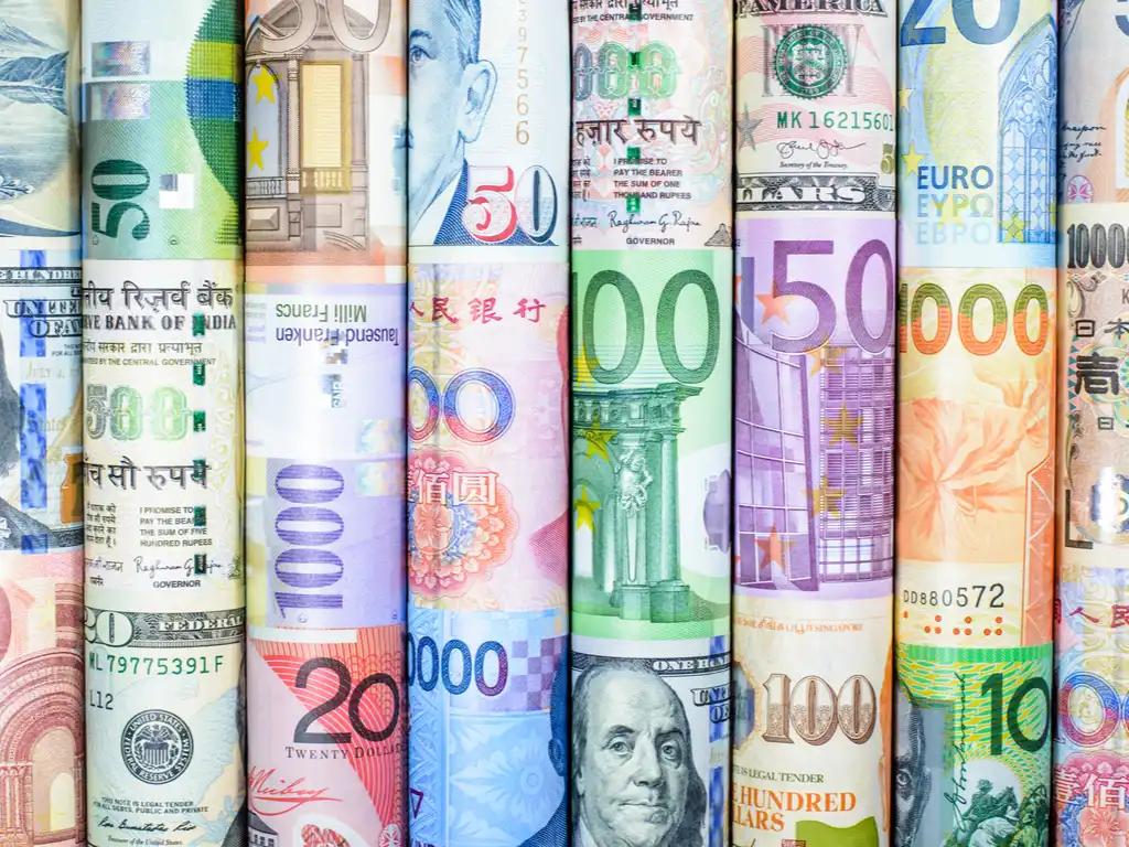 Different types of currency