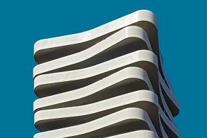 Modern office building facade